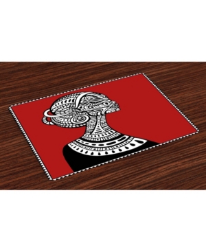 Ambesonne African Place Mats Set of 4