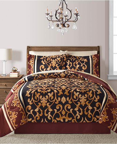 Fairfield Square Collection Carmen Reversible 8 Pc Comforter Sets