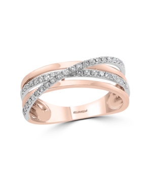image of Effy Diamond Ring in 14k Rose Gold