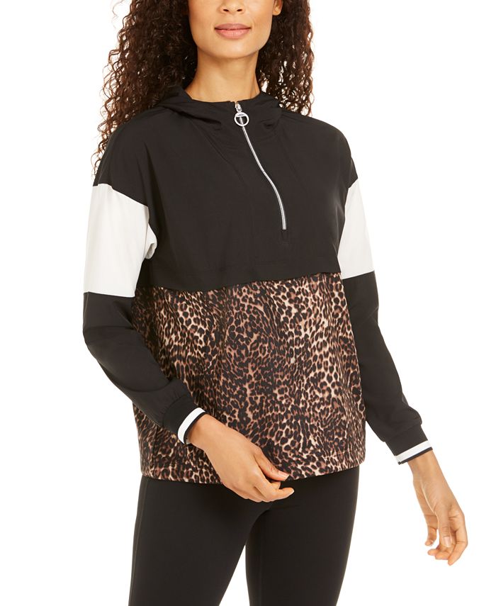 La hearts colorblocked half zip sweatshirt clearance