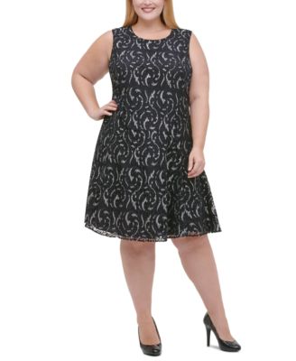 plus size flare dress