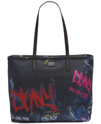 Dkny best sale graffiti tote