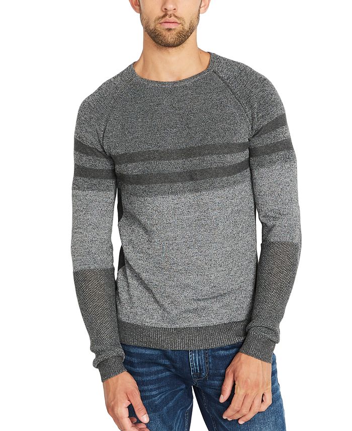 Buffalo David Bitton Men's Watake Striped Colorblocked Sweater - Macy's