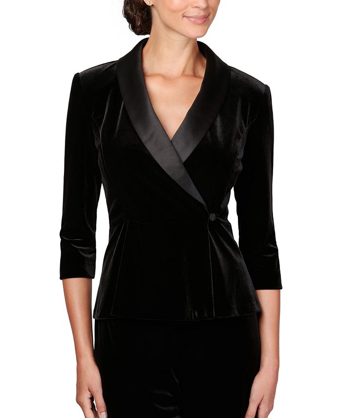 Petite wrap store jacket