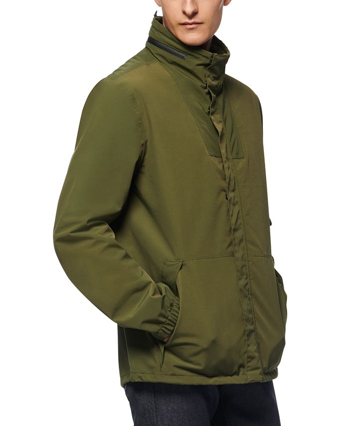 Marc New York Men's Boone Anorak Water Resistant in Military Jacket Green Size Large main image 1