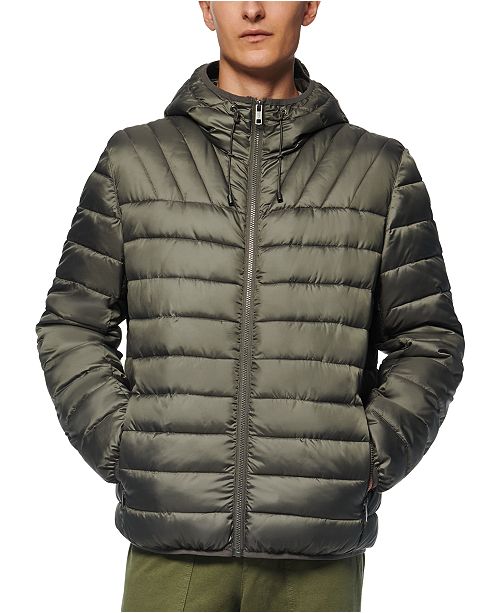 Marc New York Men S Dunmore Puffer Packable Hooded Jacket