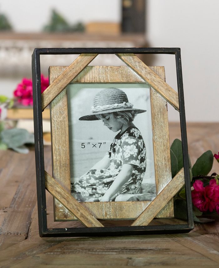 VIP Home & Garden 5" x 7" Wood Picture Frame Macy's