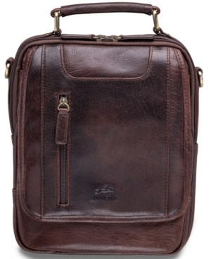 Mancini Men's Arizona Collection Large Bag In Brown