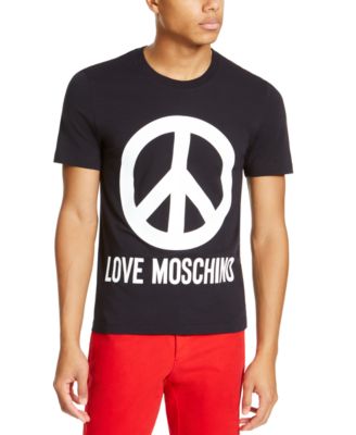Love Moschino - Men's Peace Logo Graphic T-Shirt