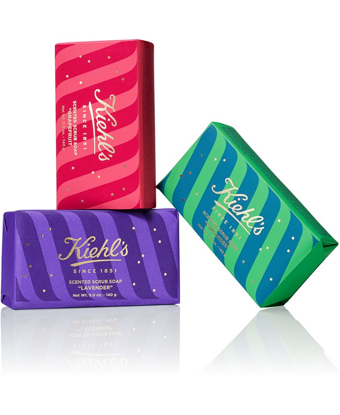 Kiehl's Since 1851 Limited Edition Scented Scrub Soap Bar Lavender