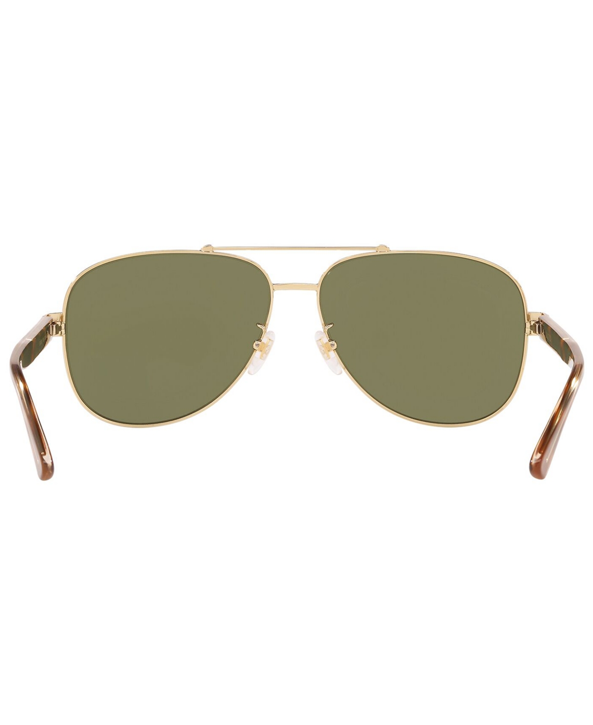 Shop Gucci Men's Sunglasses, Gg0528s In Gold Shiny,green