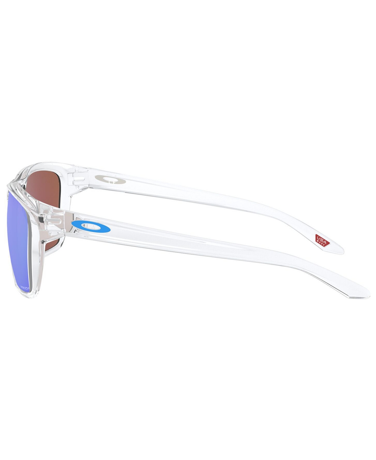 Shop Oakley Sunglasses, Oo9448 57 Sylas In Polished Clear,prizm Sapphire