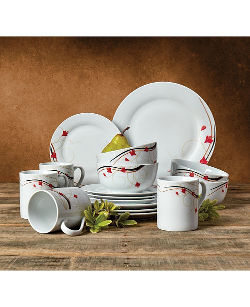 Tabletops Unlimited Kara 16Pc. Dinnerware Set, Service for 4 & Reviews