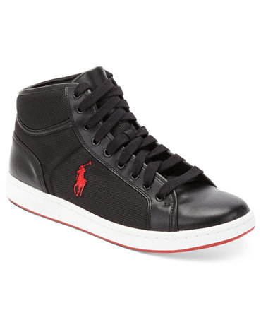 Polo Ralph Lauren Shoes, Trevose Mid Sneakers - Shoes - Men - Macy's