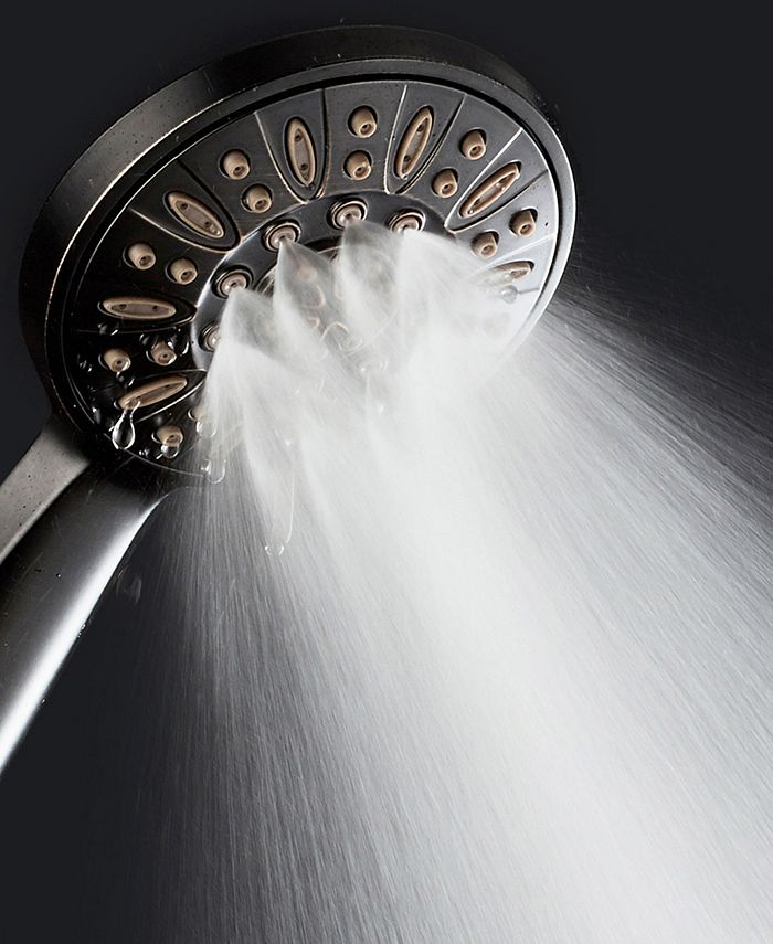 Aquadance HighPressure 6setting Handheld Shower Head with Extralong