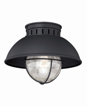 Vaxcel Harwich Coastal Farmhouse Barn Flush Mount Ceiling Light