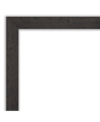 Rustic Plank Framed Bathroom Vanity Wall Mirror, 23.38" x 29.38"