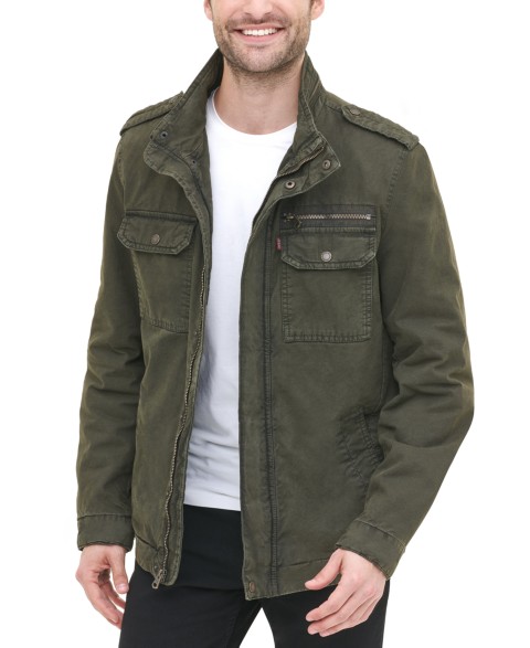 Мужские куртки Levi's Men's Cotton Zip-Front Jacket