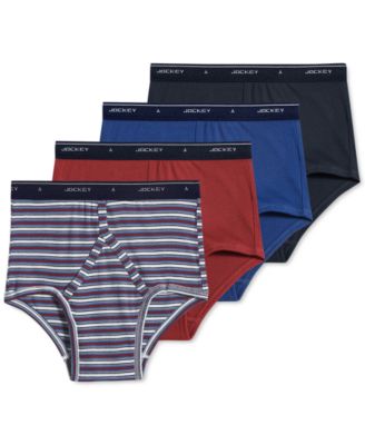 Jockey - Men's Classic Collection Full-Rise Briefs 4-Pack