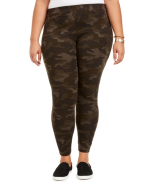 Style & Co Plus Size Printed Leggings Created for Macy's