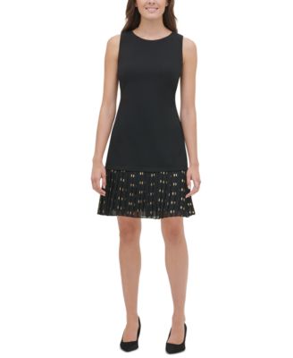 macy's tommy hilfiger black dress