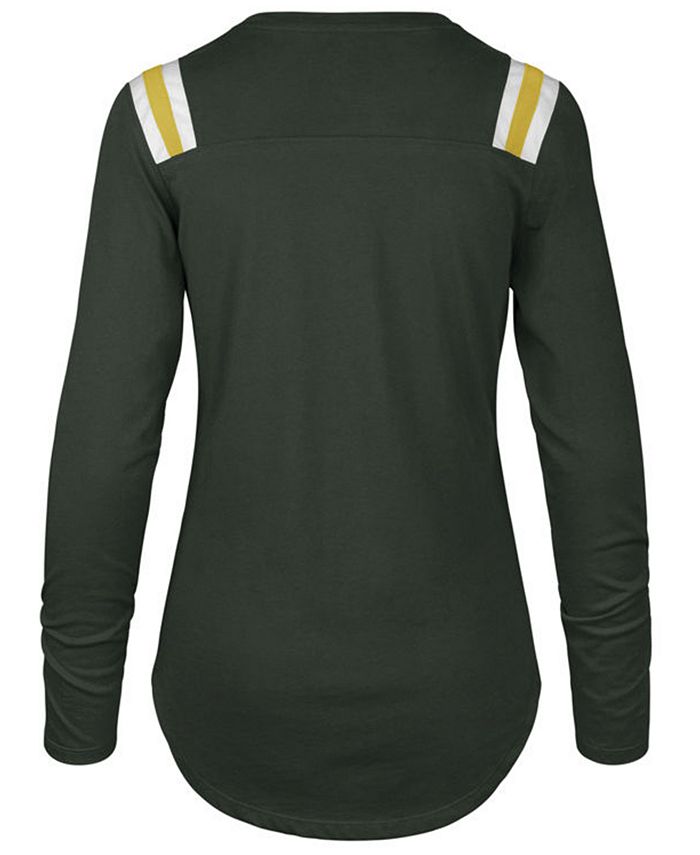 '47 Brand Women's Green Bay Packers Flash Long Sleeve T-Shirt - Macy's