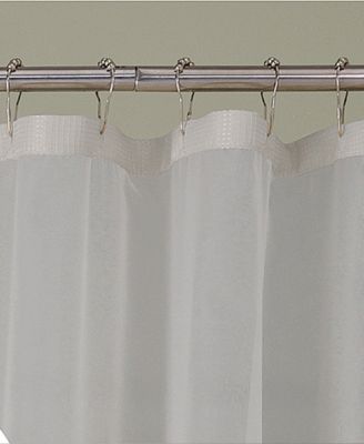 Waffle Complete Shower Curtain With Detachable Liner, 70" x 72"