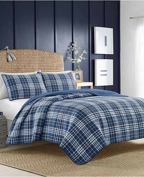 Nautica Millbrook Plaid Twin Quilt Set Reviews Quilts