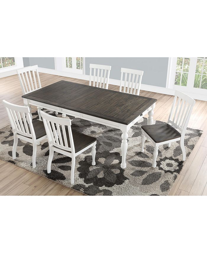 Furniture Judd Two Tone Dining Side Chair Macy's