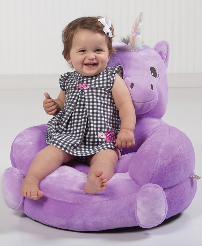 Trend Lab - Children's Plush Unicorn Character Chair