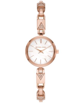 michael kors bangle watch rose gold