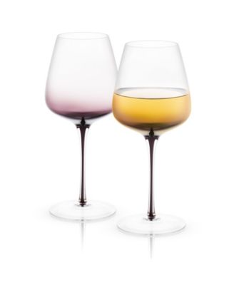 Black Swan White Wine Glasses Set of 2