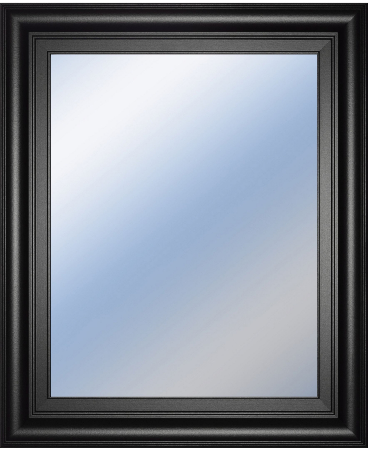 Decorative Framed Wall Mirror, 22" x 26" - Silver