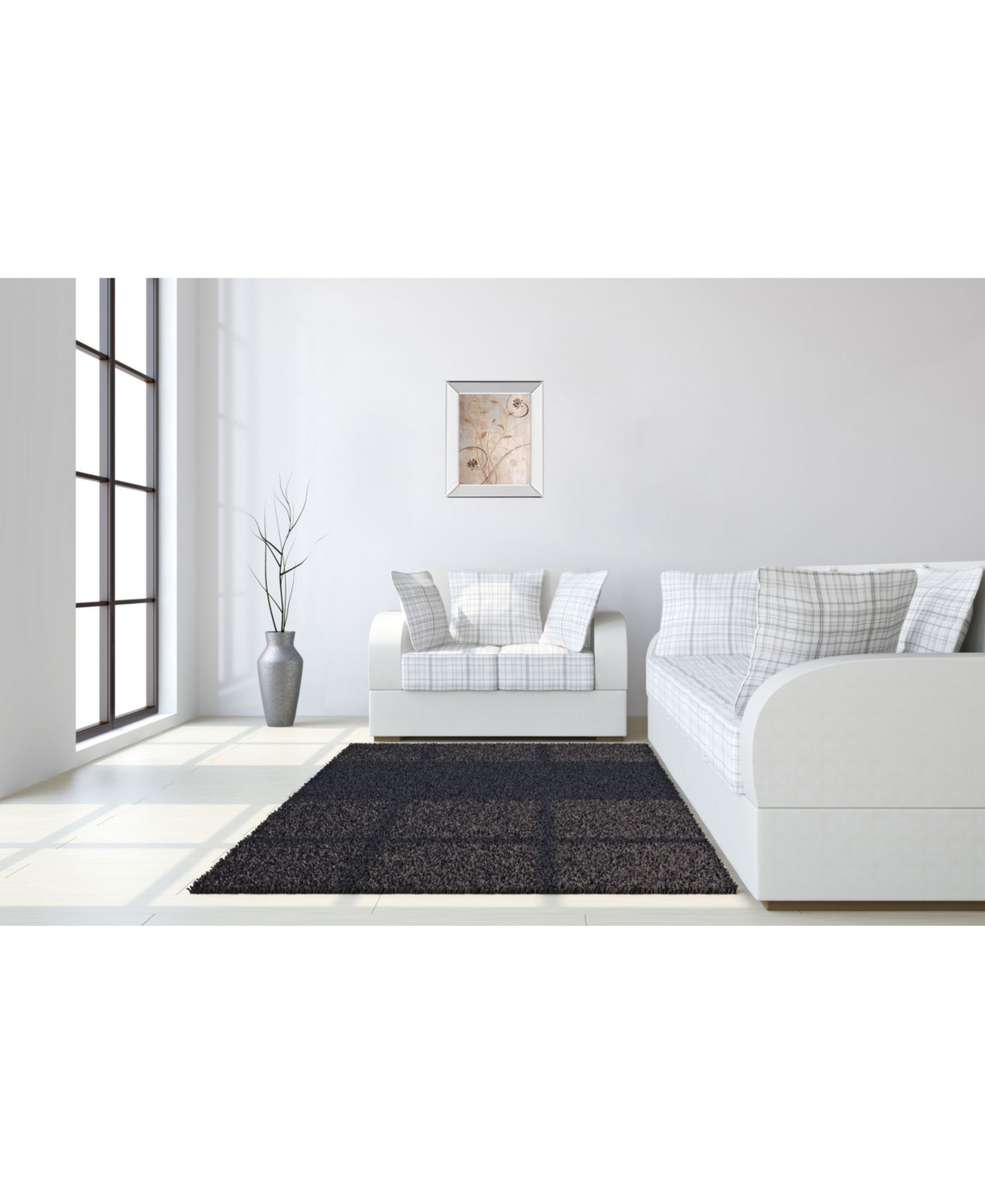 Classy Art Spring Meadow I by Nan Mirror Framed Print Wall Art,