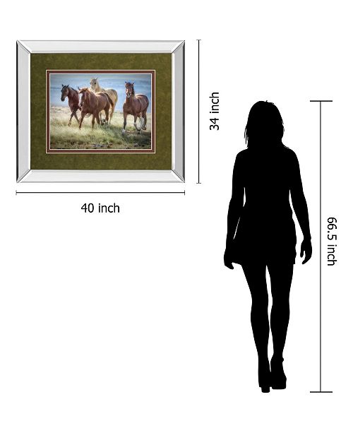 Classy Art Morning Stroll By Wendy Caro Mirror Framed Print Wall