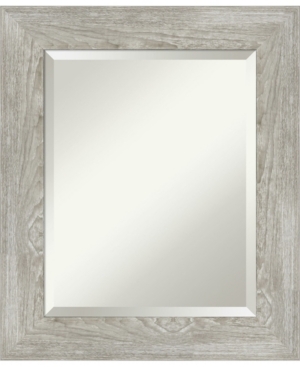 Amanti Art Dove Framed Bathroom Vanity Wall Mirror, 21.88" X 25.88" In Gray