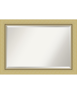 Amanti Art Landon Gold-tone Framed Bathroom Vanity Wall Mirror, 42.38" X 30.38"