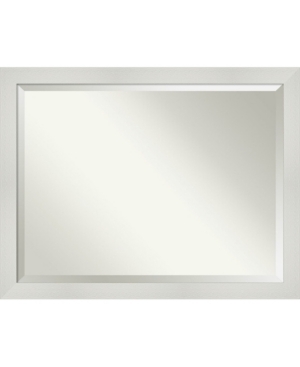 Amanti Art Mosaic Framed Bathroom Vanity Wall Mirror, 44.25" X 34.25" In White