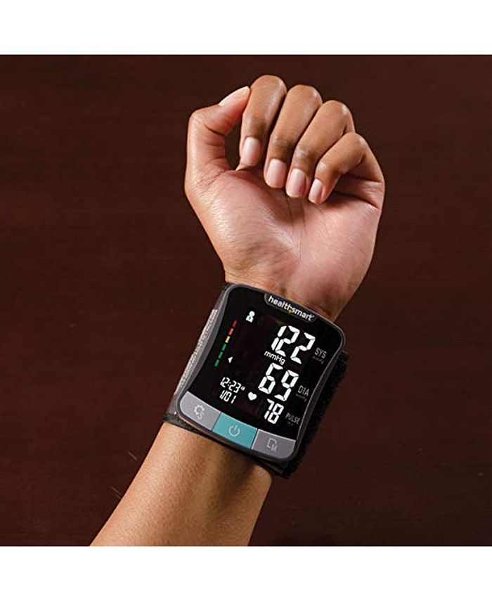 Healthsmart premium wrist blood pressure monitor clearance