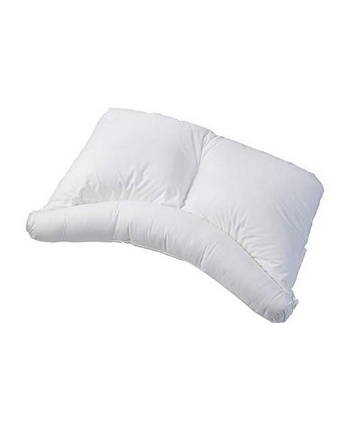 Healthsmart Side Sleeper Pillow With Curved Center Lobe For Firm