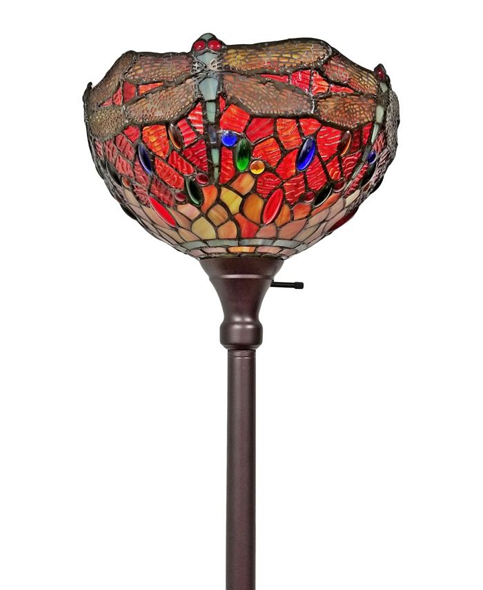 Amora lighting tiffany torchiere floor lamp online