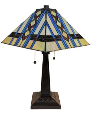 Tiffany Style Mission Table Lamp