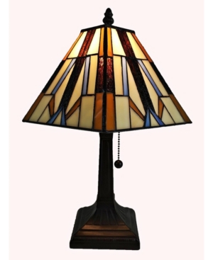 Amora Lighting Tiffany Style Mission Table Lamp