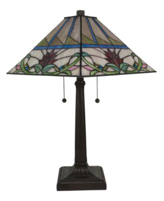 Tiffany Style Mission Table Lamp
