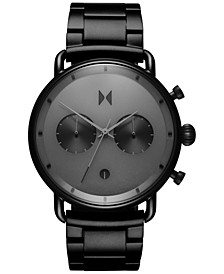 Men's Chronograph Blacktop Starlight Black Ion-Plated Steel Bracelet Watch 47mm