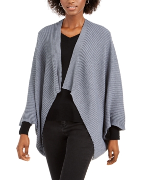 Save The Ocean Recycled Knit Kimono In Grey
