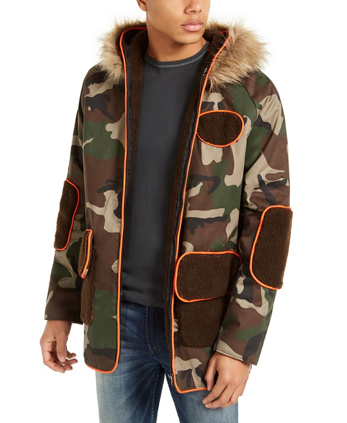 American Stitch Men s Hooded Camo Jacket Macy s