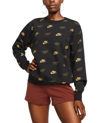 nike print sweatshirt