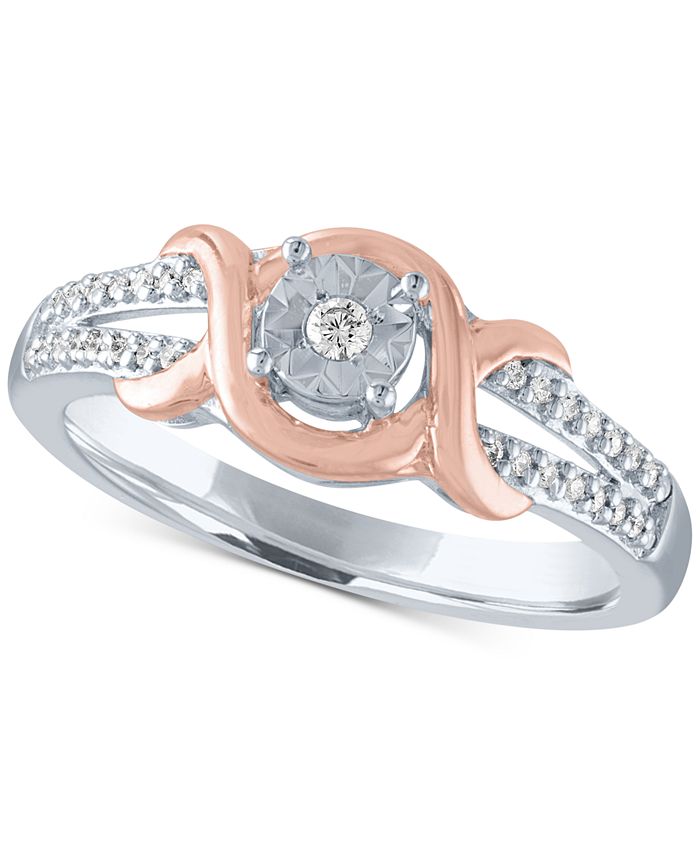 Macy's rings sales rose gold