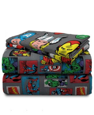 Marvel - Superheroes 3-Piece Twin Sheet Set